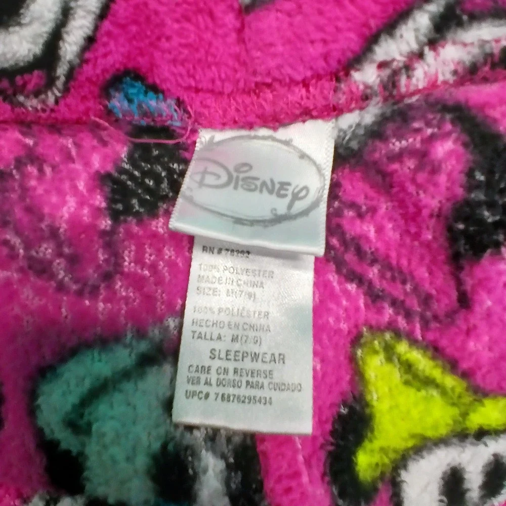 Disney Minnie‎ Mouse Pink Fleece Pajama Pants Sleepwear Loungewear Women's M - Picture 3 of 5